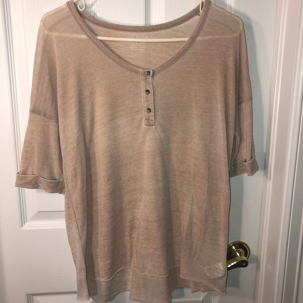 american eagle oversized lightweight tee